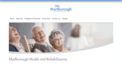 Desktop Screenshot of marlboroughhealthcare.com
